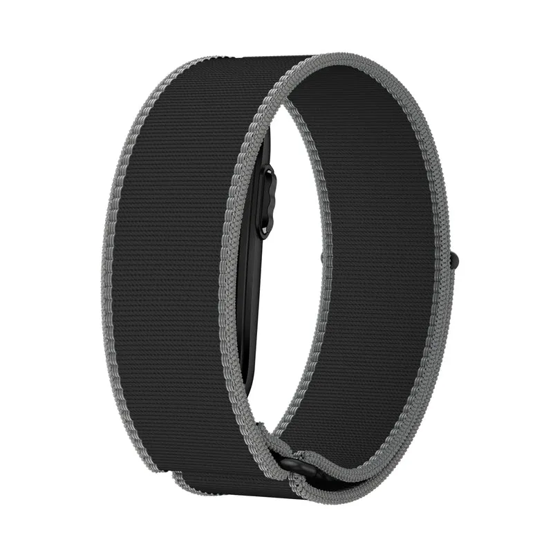 Bandz Garmin Cirqa Nylon Band für Biceps (Anthrazit)