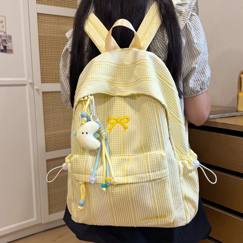 Süße karierte Schulrucksack Karnz