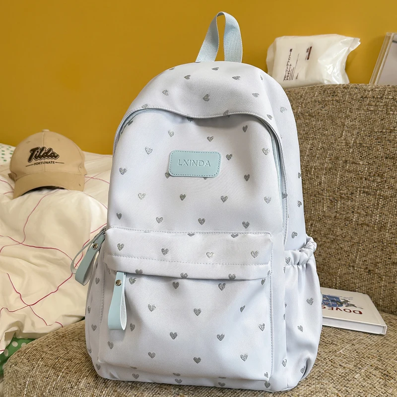 Fun Herz-Print Rucksack Karnz