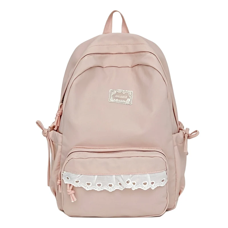 Dekorative Spitzenbesetzte Schulrucksack Karnz