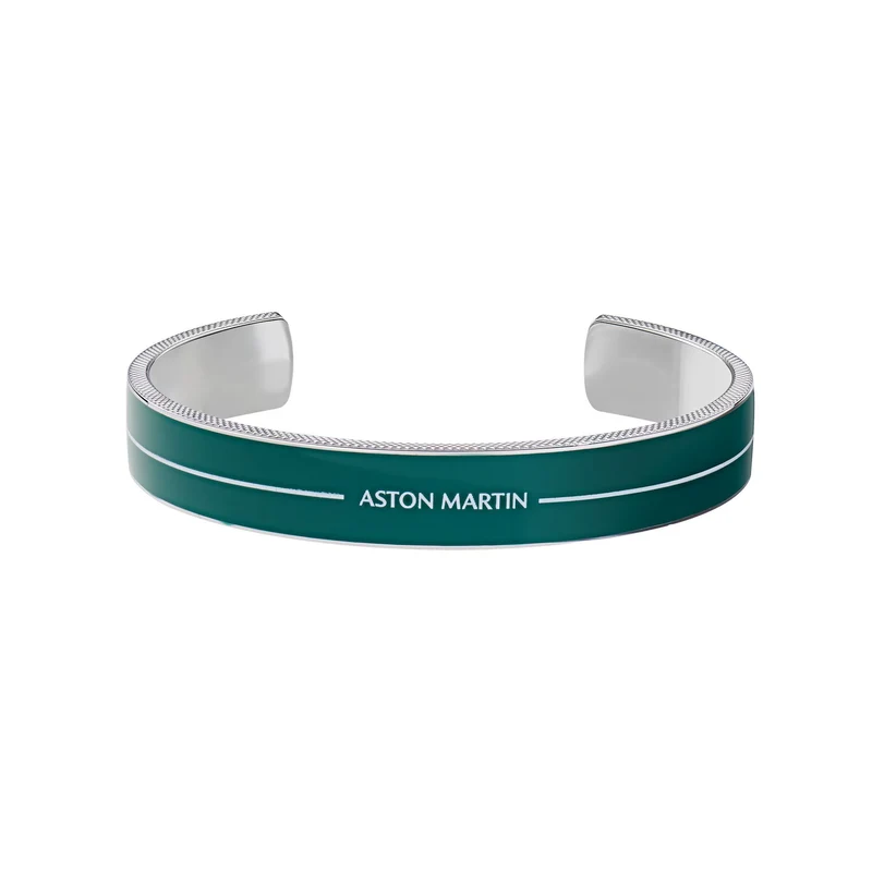 Aston Martin Armband Herren AML ICON Edelstahl Emaille Grün MJITF5BM1 n Armband AML ICONMJITF5BM1