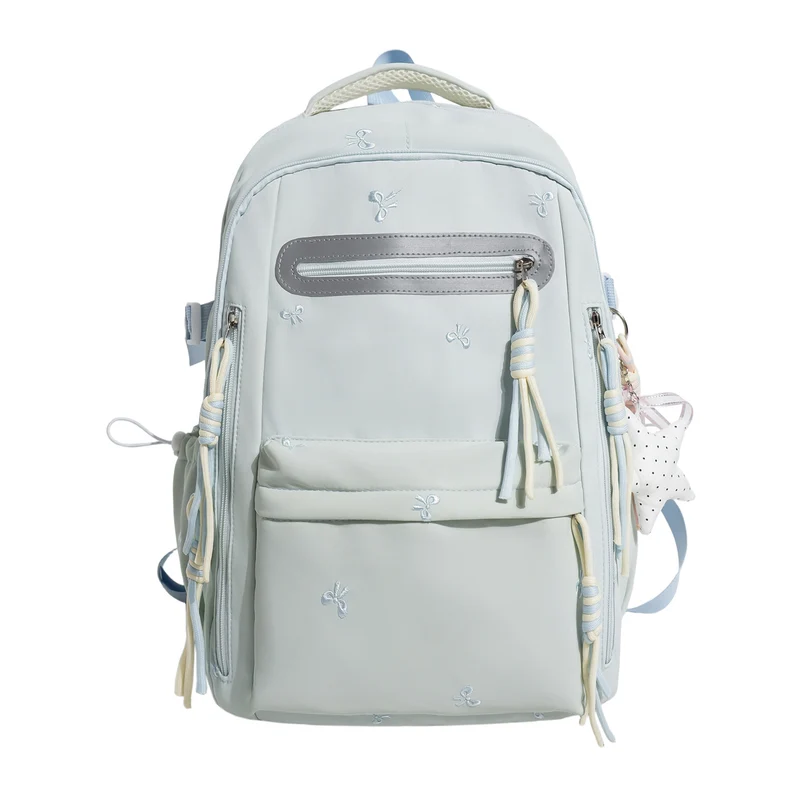 Dekorative Floral Bestickte Rucksack Karnz