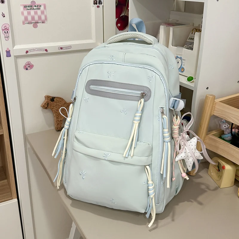 Dekorative Floral Bestickte Rucksack Karnz