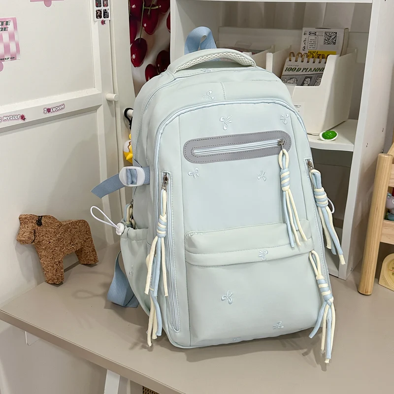 Dekorative Floral Bestickte Rucksack Karnz