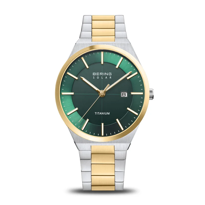 Bering 14439-718 Herren Armbanduhr Solar • Titangehäuse • Saphirglas