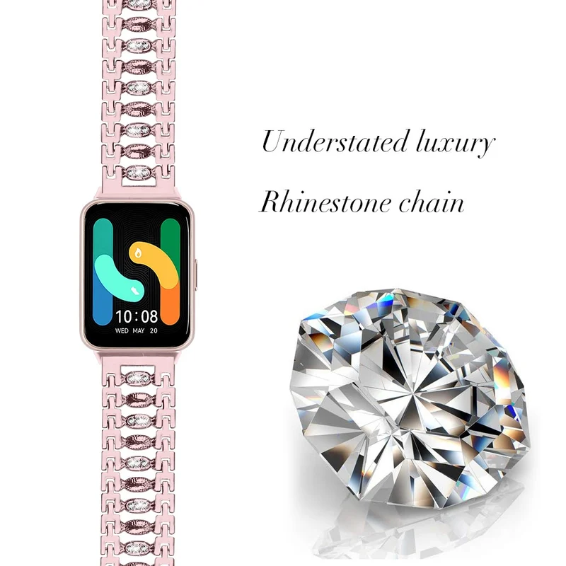 Absolut Bequem Samsung Galaxy Fit 3 Metall Und Strass Armband