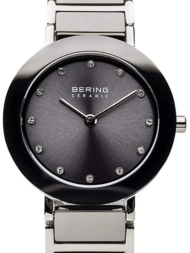 Bering Ceramic 11429-783 Damenuhr Grau • Saphirglas • Skandinavisches Design