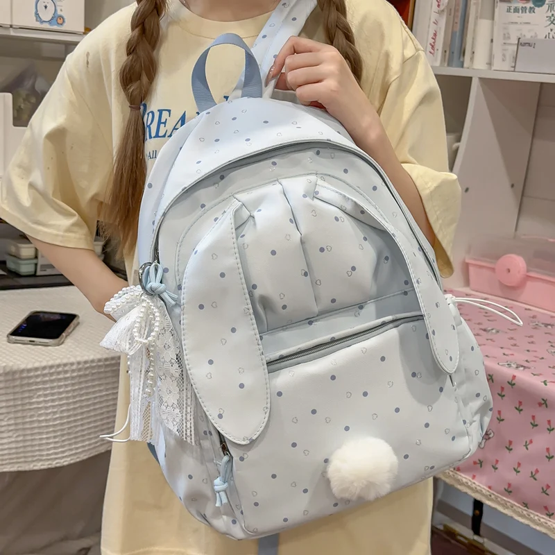 Süßer Rucksack mit Hasenohren Thema Karnz