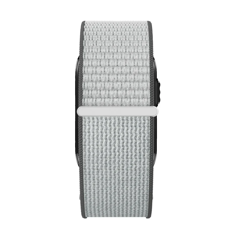 Bandz Garmin Cirqa Nylonarmband 'Classic' (Grau/Weiß)