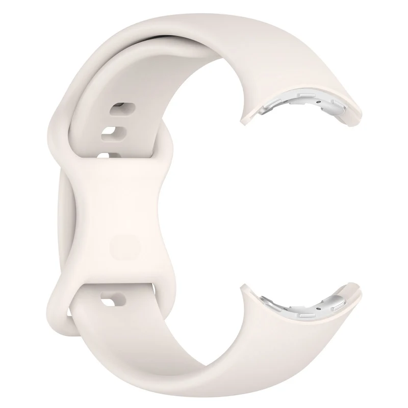 Google Pixel Watch 5 - 41mm Classic Silikonarmband (Weiß)