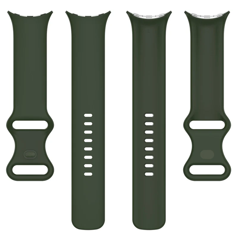 Google Pixel Watch 5 - 41mm Classic Silikonarmband (Dunkelgrün)