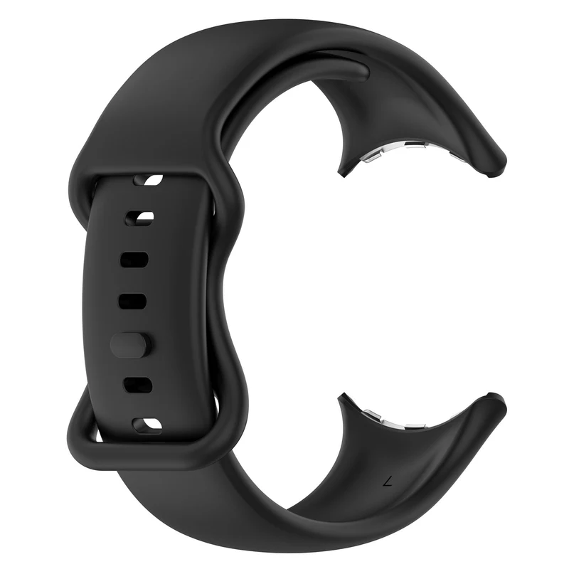 Google Pixel Watch 5 - 41mm Classic Silikonarmband (Schwarz)