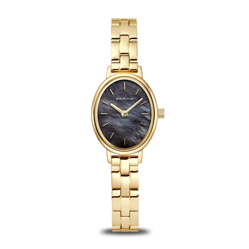 Bering Classic 11020-732 Damenuhr Gold • Saphirglas • Perlmutt-Zifferblatt