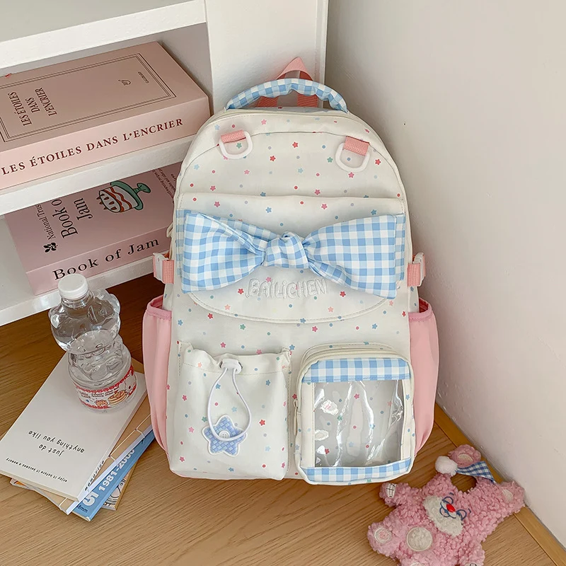 Niedlicher mit Schleife verzierten Schulrucksack Karnz