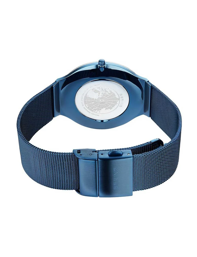 Bering Ultra-Slim 18440-397 Herrenuhr Blau • Saphirglas • Skandinavisches Design