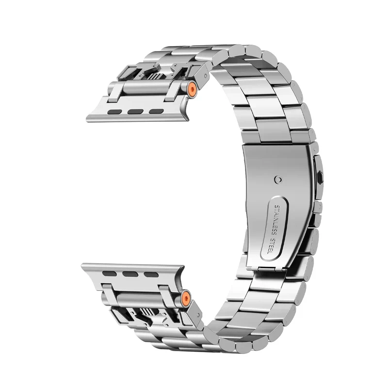 Apple Watch Mecha Stahlarmband (Silber)