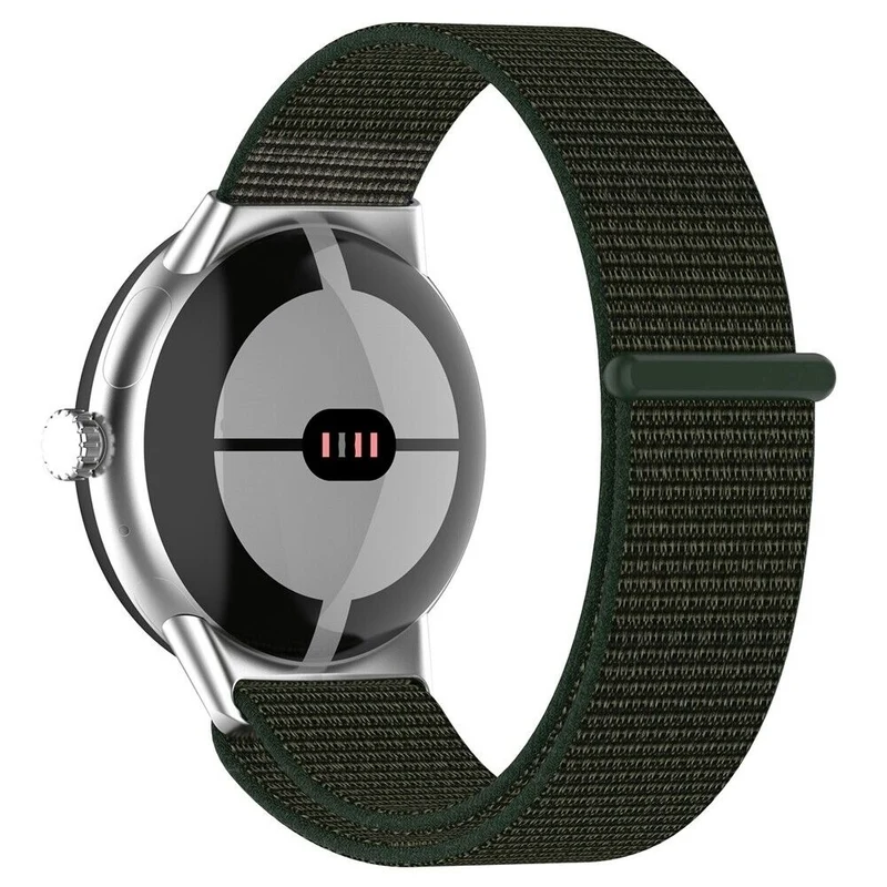 Google Pixel Watch 5 - 41mm Nylonarmband (Grün)