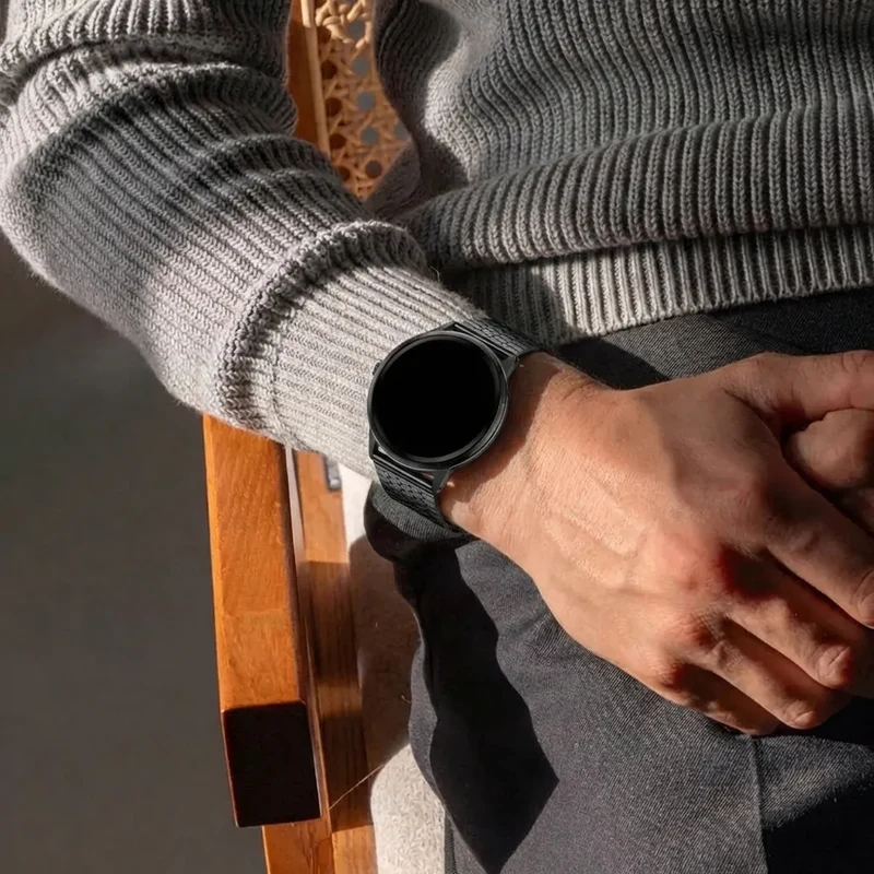 Google Pixel Watch 5 - 41mm Feines Stahlarmband (Schwarz)