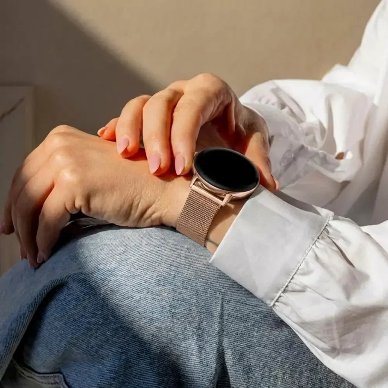 Google Pixel Watch 5 - 41mm Milanese Armband (Roségold)
