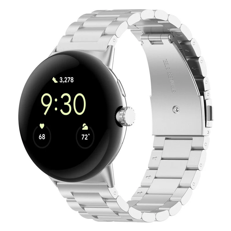 Google Pixel Watch 5 - 41mm Stahlarmband (Silber)