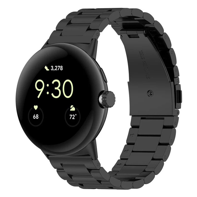 Google Pixel Watch 5 - 41mm Stahlarmband (Schwarz)