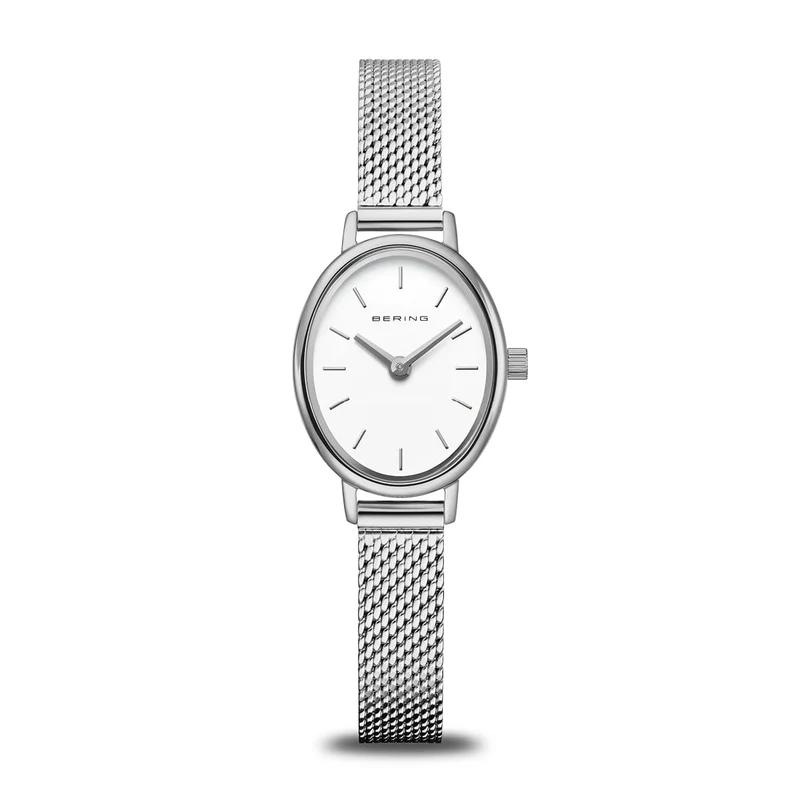 Bering Classic 11020-004 Damenuhr Silber • Saphirglas • Milanaise-Armband