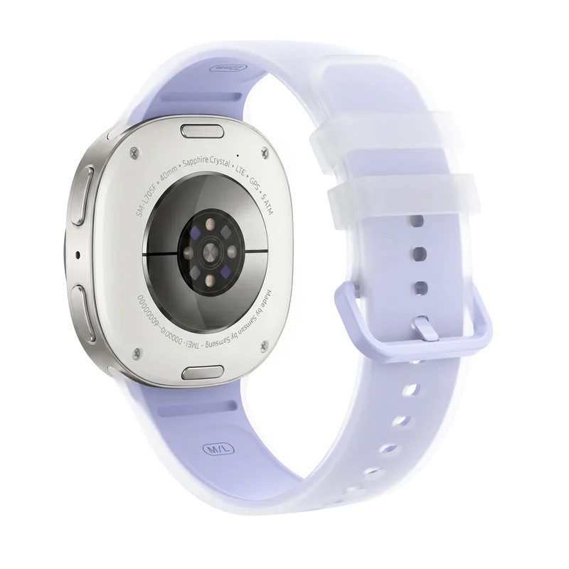 Samsung Galaxy Watch 8 Classic Jelly Silkonarmband (Flieder)