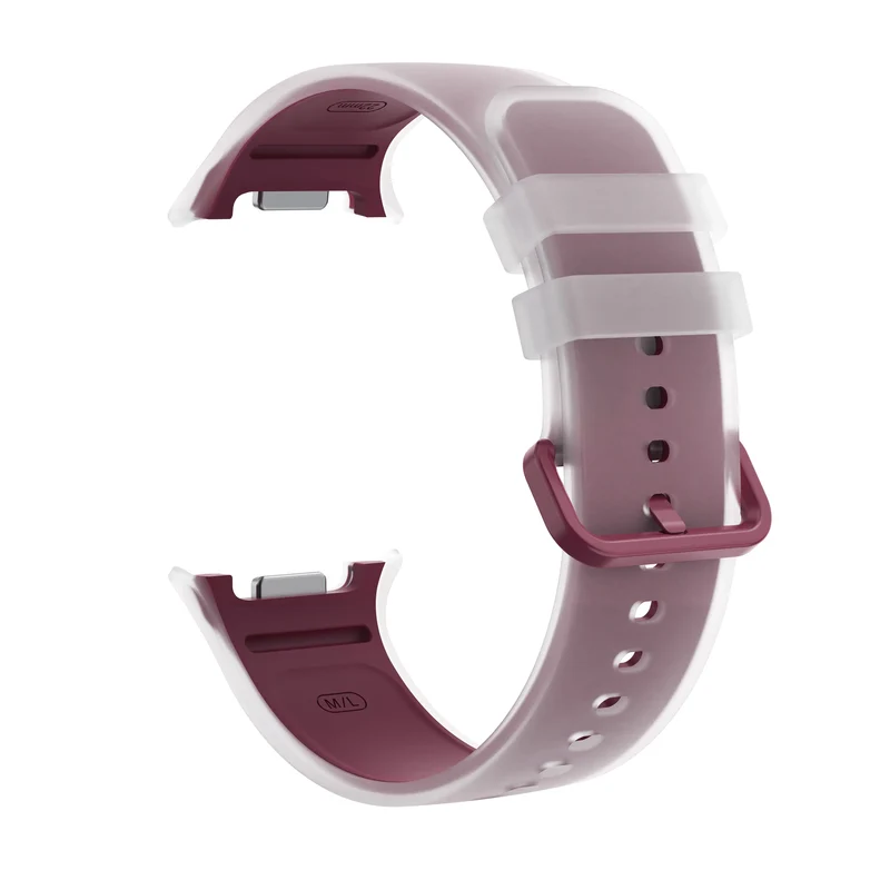 Samsung Galaxy Watch 8 Classic Jelly Silkonarmband (Weinrot)
