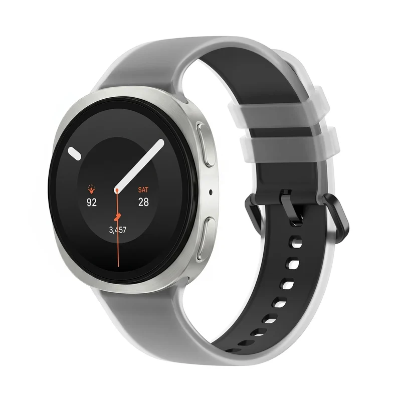 Samsung Galaxy Watch 8 Classic Jelly Silkonarmband (Schwarz)