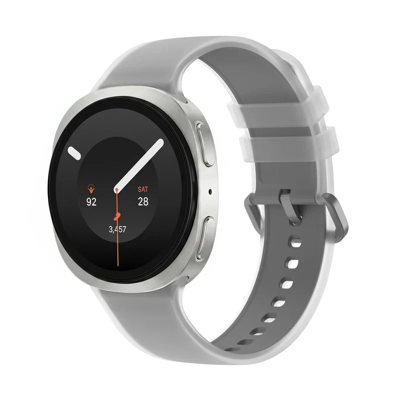 Samsung Galaxy Watch 8 - 44mm Jelly Silkonarmband (Grau)