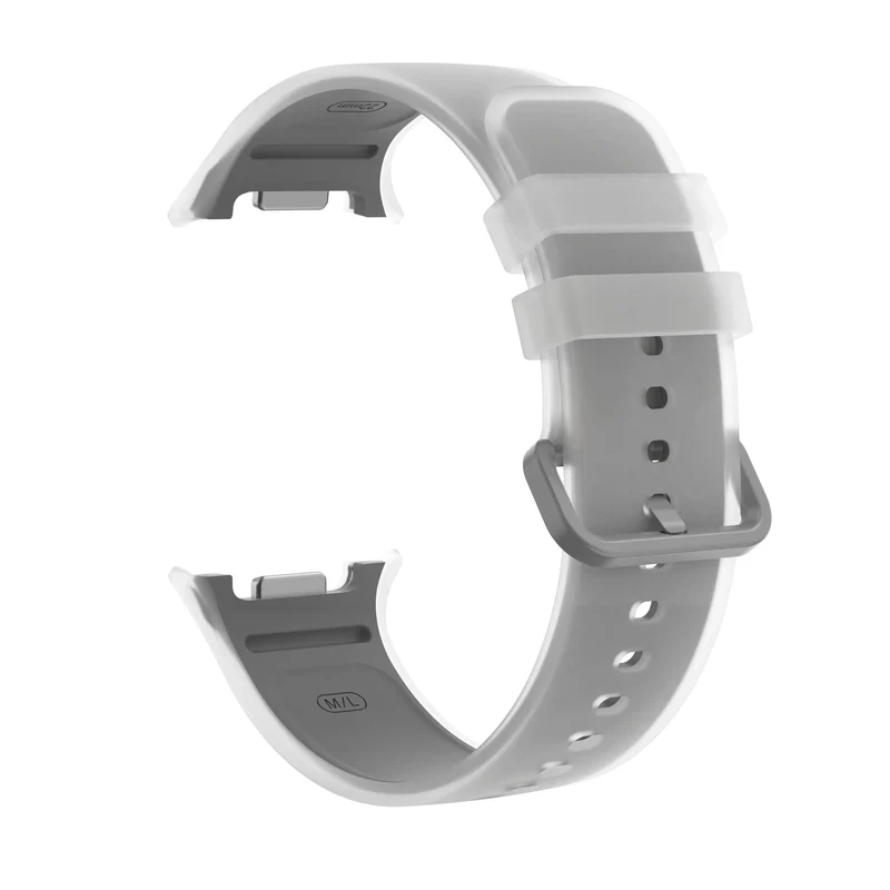 Samsung Galaxy Watch 8 - 44mm Jelly Silkonarmband (Grau)