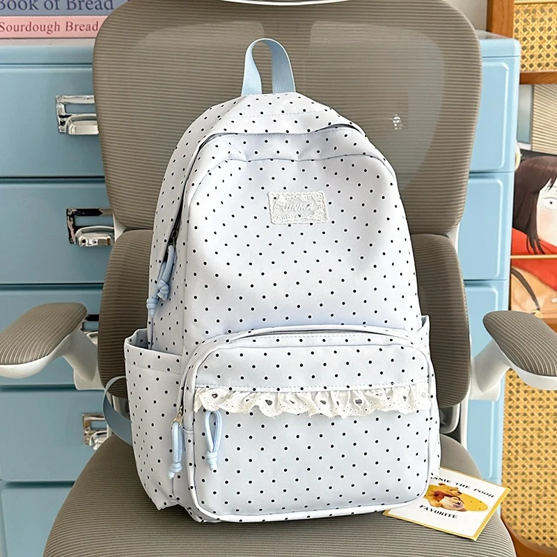 Charmanter Punkten Schul Rucksack Karnz