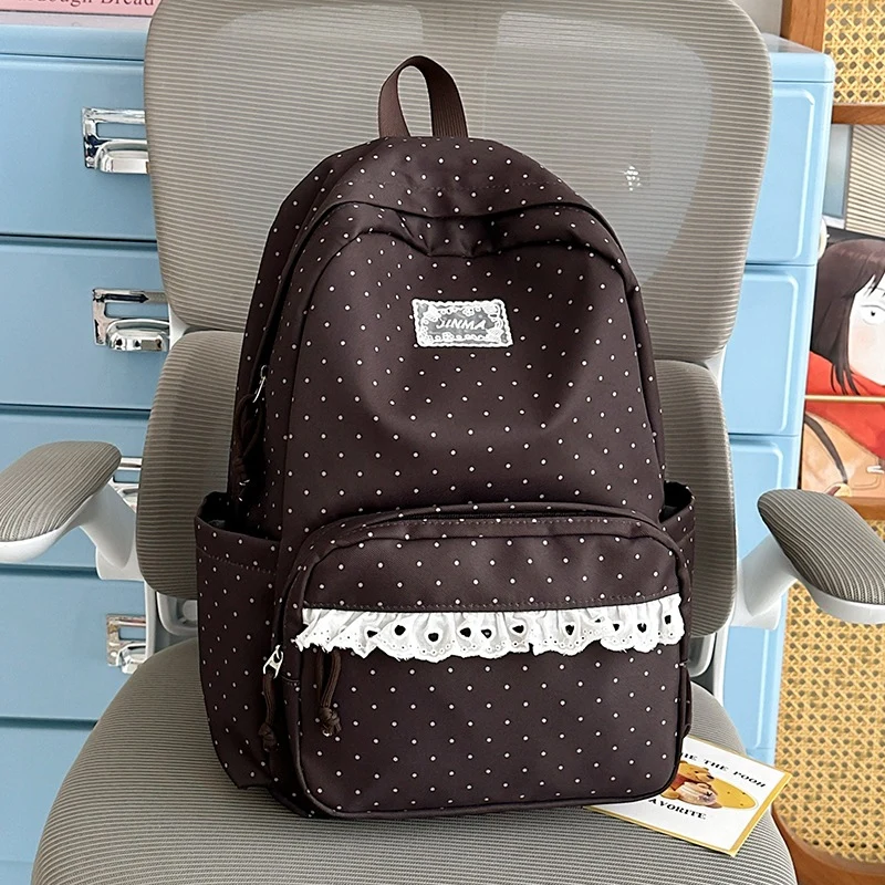 Charmanter Punkten Schul Rucksack Karnz