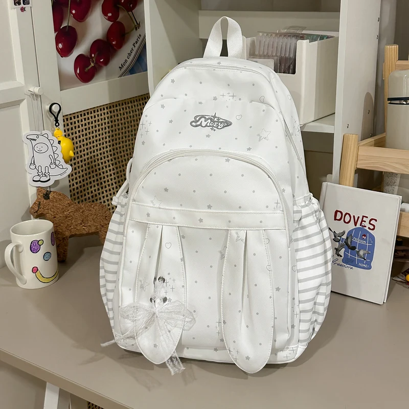 Charmante Hasenohren-Design Rucksack Karnz