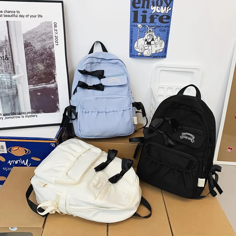Charmantes Bogen-Applikation Freizeit-Rucksack Karnz