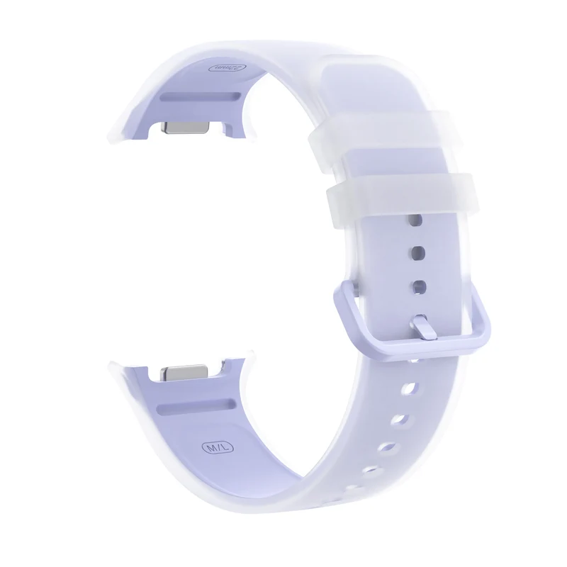 Samsung Galaxy Watch 8 - 44mm Jelly Silkonarmband (Flieder)