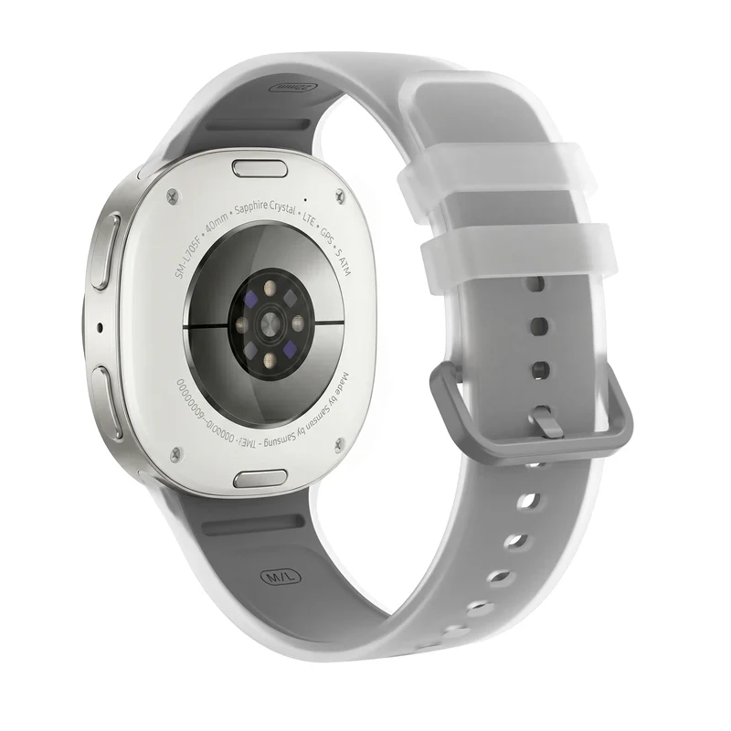 Samsung Galaxy Watch 8 - 40mm Jelly Silkonarmband (Grau)