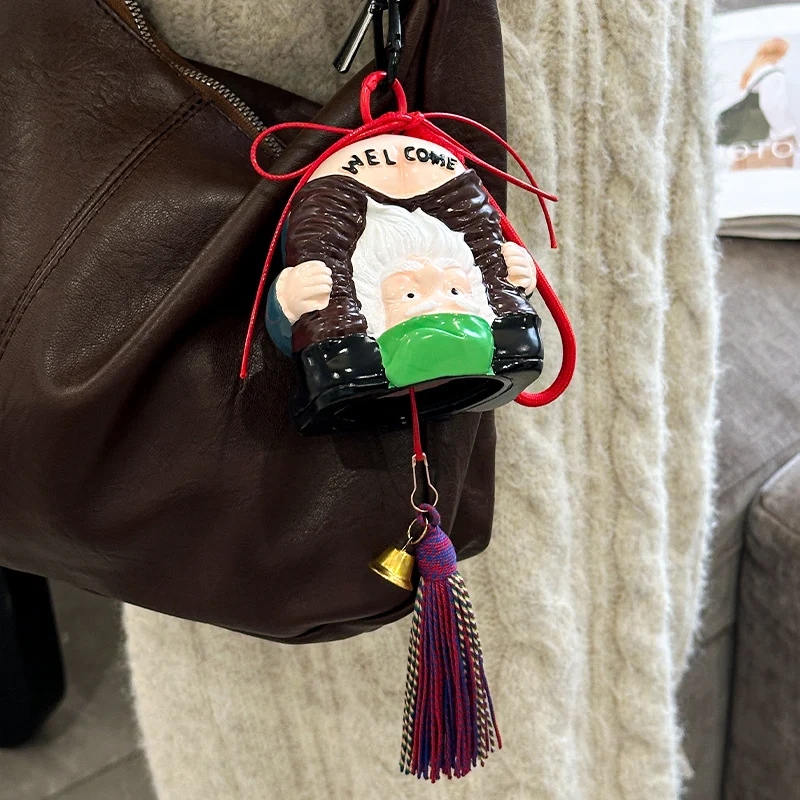 Silikon-Taschenanhänger mit Blumenmuster
