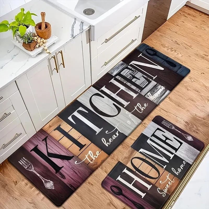 Stylische Küchenmatte Set