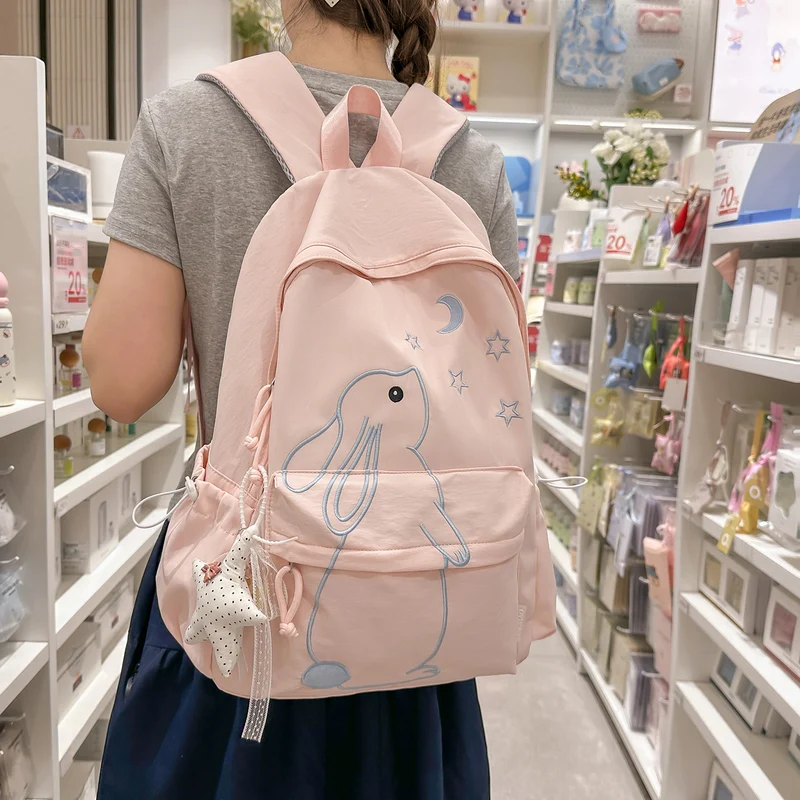 Adorable Cartoon Bunny-Designed Rucksack Karnz