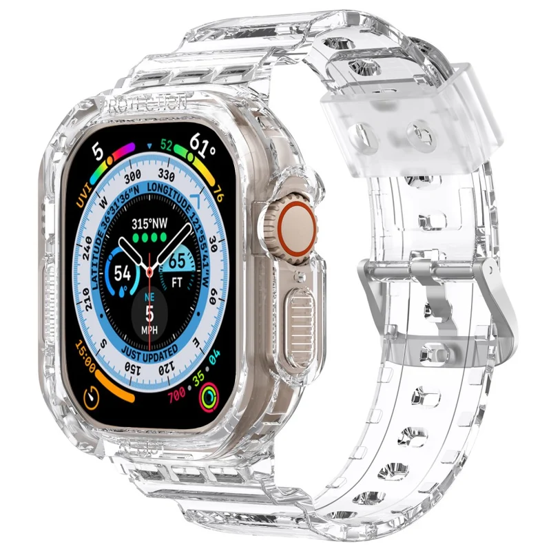 Flexibel Apple Watch Ultra / Apple Watch Ultra 2 Silikon Hülle