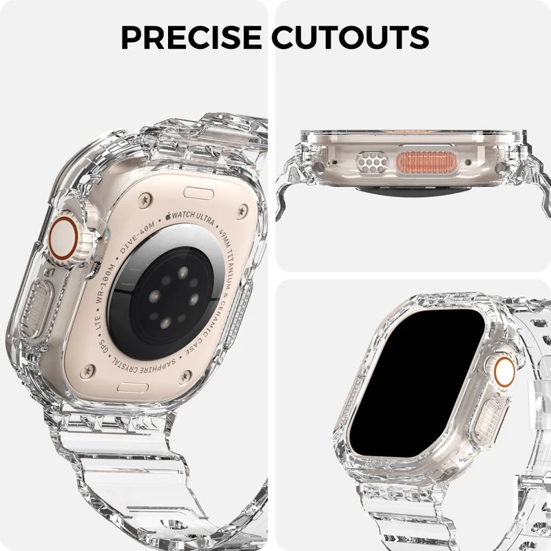 Flexibel Apple Watch Ultra / Apple Watch Ultra 2 Silikon Hülle