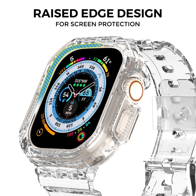 Flexibel Apple Watch Ultra / Apple Watch Ultra 2 Silikon Hülle