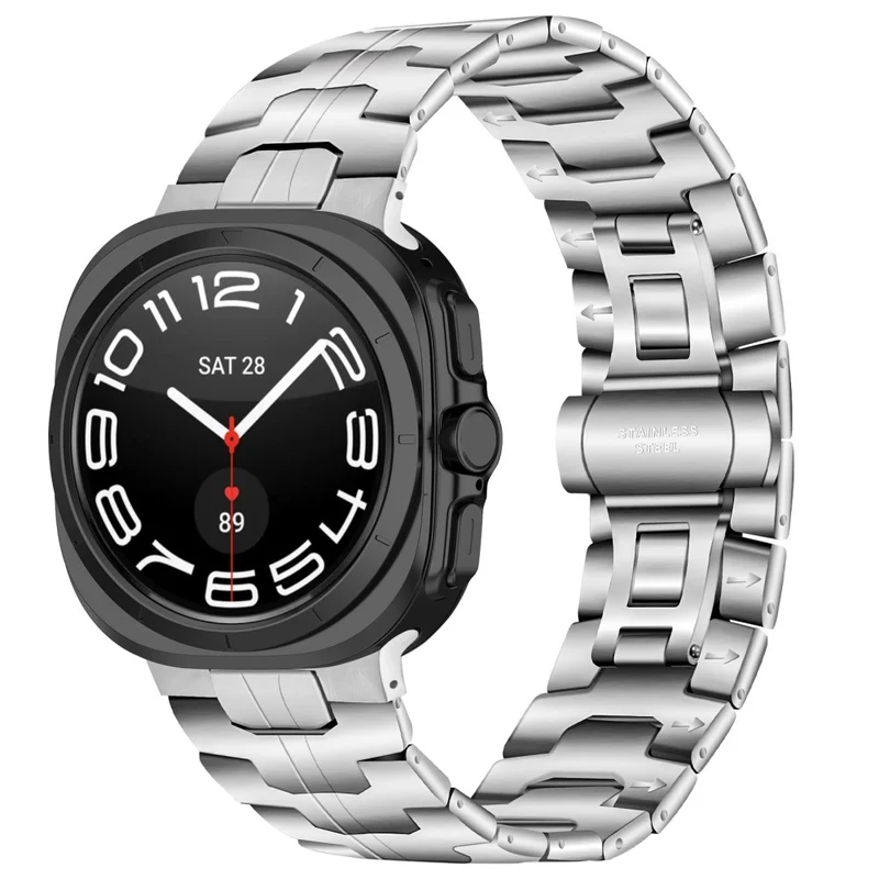 Auffallend Schön Samsung Galaxy Watch Ultra 47mm Metall Armband