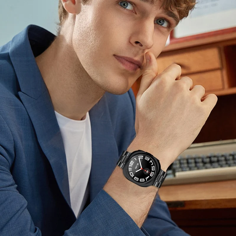 Entzückend Samsung Galaxy Watch Ultra 47mm Metall Armband