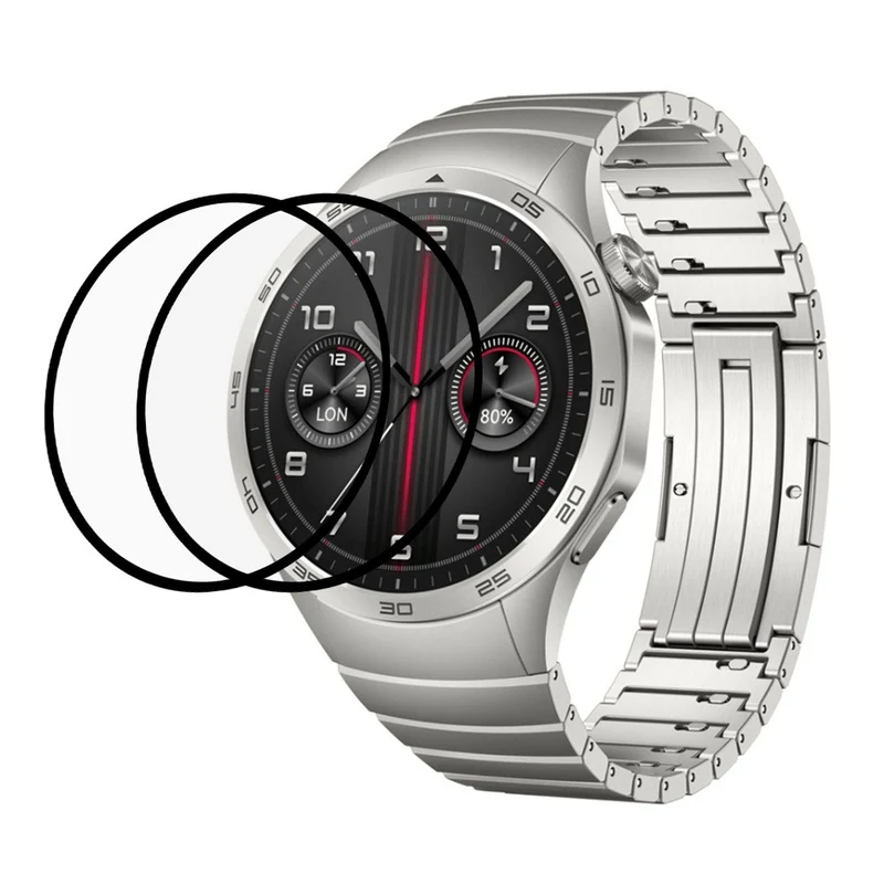 2stück Huawei Watch GT 4 46mm Silikon Displayschutz