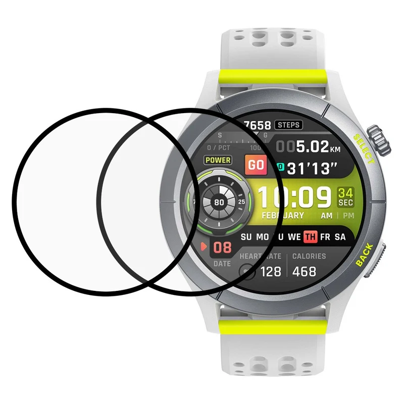 2stück Amazfit Cheetah Pro Silikon HD Displayschutz