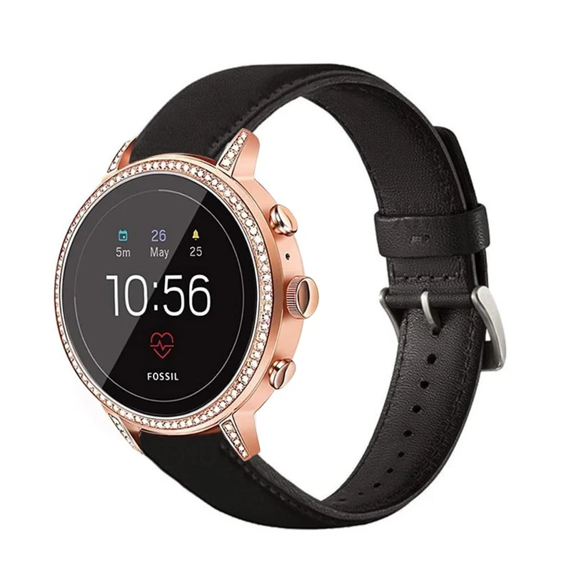 Zenwatch Venice Pro 2 Lederarmband (Schwarz)