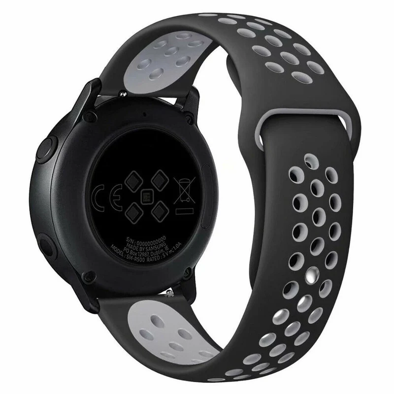 Zenwatch Venice Pro 2 Sportarmband (Schwarz/Grau)