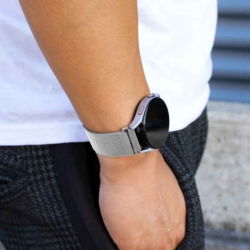 Zenwatch Venice Pro Milanese Armband (Silber)